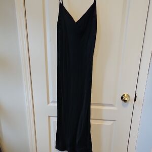 Zara Elegant Dark Green Slip Dress